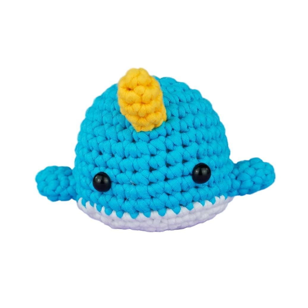 The Woobles Learn to Crochet Kits for Beginners - Bjorn the Narwhal